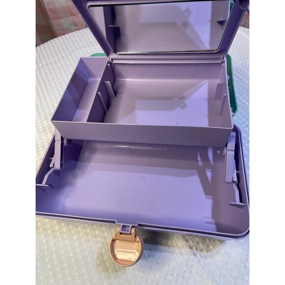 Large Purple & Green Caboodle Case - Picture 12 of 13